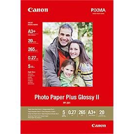 Canon, CANON Photo Paper Plus 265g A3 PP201A3 InkJet glossy II 20 Blatt