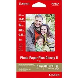 Canon, CANON Photo Paper Plus 265g 10x15cm PP2014x6 InkJet glossy II 50 Blatt