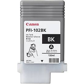 Canon, CANON Tintenpatrone schwarz PFI-102BK iPF 700 130ml