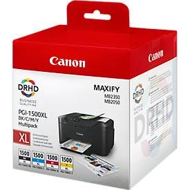 Canon, CANON Multipack Tinte XL BKCMY PGI-1500XL MAXIFY MB2050/MB2350 70.7ml