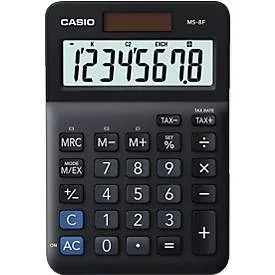 Casio, CASIO Tischrechner MS-8F schwarz