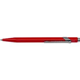 Caran d'Ache, CARAN D'ACHE Kugelschreiber 849 Metall 849.070 rot, refill, Schrift blau