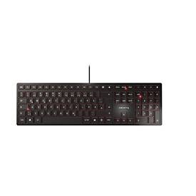 Cherry - KC 6000 SLIM Kabelgebundene Tastatur, Schwarz, USB (QWERTZ - DE)