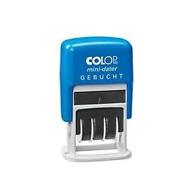 Colop, COLOP Datumstempel Gebucht S160L3/D 4mm D