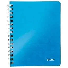 Leitz, LEITZ Notizblock WOW PP A5 46410036 blau kariert