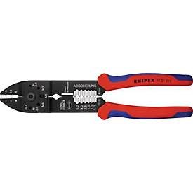 Knipex, Knipex 97 21 215 Crimpzange Isolierte Kabelschuhe, Isolierte Steckverbinder 0.75 bis 6 mm²