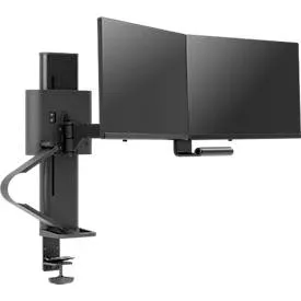 Ergotron, Ergotron Monitor-Tischhalterung TRACE? 2 Display(s) 53,3 cm (21) - 68,6 cm (27) Schwarz Drehbar, Höhenverstellbar,
