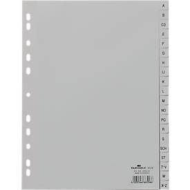 DURABLE, DURABLE Register PP grau A4 6510-10 20-teilig, A-Z