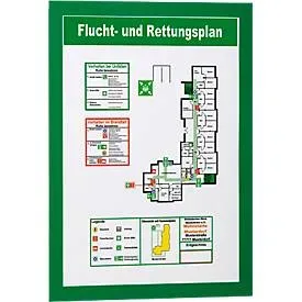 DURABLE, DURABLE Sichtfenster Duraframe 4872/05 gr&uuml;n, selbstklebend 2 Stk.
