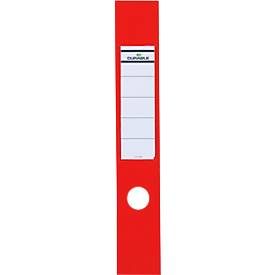 DURABLE, DURABLE ORDOFIX Selbstklebende Ordneretiketten 60 x 390 mm Rot 10 Stück