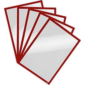 DURABLE, DURABLE Magnetic Duraframe A4 486903 rot 5 St&uuml;ck