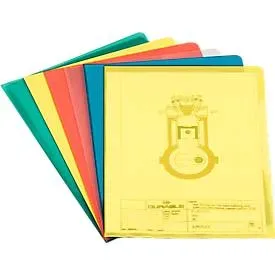 DURABLE, DURABLE Sichth&uuml;llen A4 233700 Farbig ass. 100 St&uuml;ck