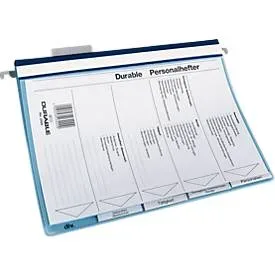 DURABLE, DURABLE Personalhefter 2554 DIN A4 Blau PVC 5 Stück