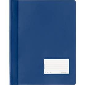 DURABLE, DURABLE Schnellhefter Duralux DIN A4 Dunkelblau PVC