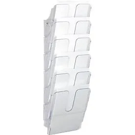 DURABLE, DURABLE FlexiPlus Prospektständer A4 Polystyrol Transparent 24,7 x 10 x 74,5 cm