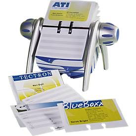 DURABLE, DURABLE Drehkartei VISIFIX FLIP VEGAS 241723 metallic silber 215x185x120mm