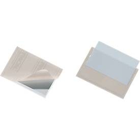 DURABLE, DURABLE Visitenkartentaschen Pocketfix Transparent Polyvinylchlorid 9 x 5,7 cm 100 Stück