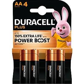 DURACELL, Duracell Batterien plus Aa/Lr6 4 Stück