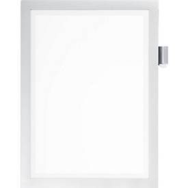 DURABLE, DURABLE Duraframe Note A4 499323 selbstklebend, silber