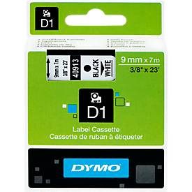 DYMO, DYMO Schriftband D1 schwarz/weiss S0720680 9mm/7m