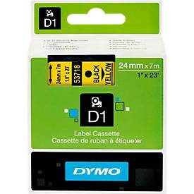 DYMO, DYMO Schriftband D1 schwarz/gelb S0720980 24mm/7m