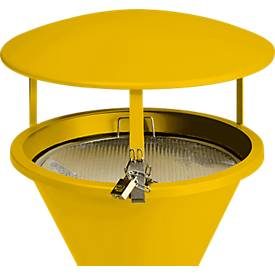 VAR, Dach für VAR® Standascher CLASSIC, Stahl, verkehrsgelb