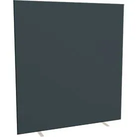 Design-Trennwand, Stoffbespannung, B 1600 mm, anthrazit