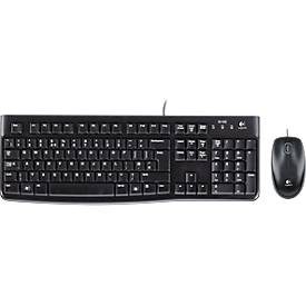 Logitech, Logitech Tastatur-Maus-Set Verkabelt MK120 QWERTZ DE