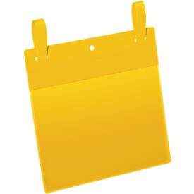 DURABLE, DURABLE Gitterboxtasche mit Lasche A5 quer, gelb