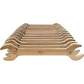 Doppelmaulschlüsselsatz 12-tlg.SW6-32mm Aluminium-Mehrstoff-Bronz