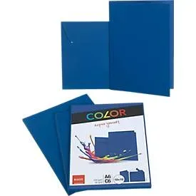 Elco, ELCO Couverts/Karten COLOR C6/A6 74834.32 blau 2x10 St&uuml;ck