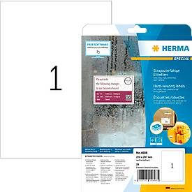 HERMA, HERMA Etiketten Special A4 4698 weiss 25 St&uuml;ck