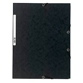 Exacompta, EXACOMPTA Gummibandmappe A4 55501E schwarz