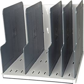 Exacompta, Exacompta Sortiersystem Modulotop Kunststoff Grau 29 x 30 x 25,5 cm