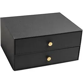 Exacompta, EXACOMPTA Schubladenbox OfficeByMe A4+ 30601E 2 Schubladen, schwarz