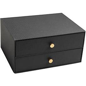 Exacompta, EXACOMPTA Schubladenbox OfficeByMe A4+ 30601E 2 Schubladen, schwarz
