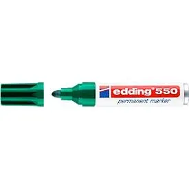 edding, EDDING Permanent Marker 550 3-4mm 550-4 gr&uuml;n