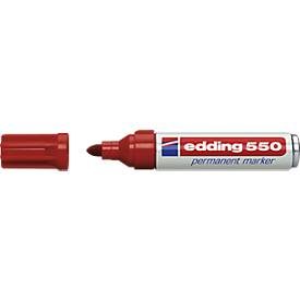 edding, EDDING Permanent Marker 550 3-4mm 550-2 rot
