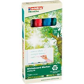 edding, EDDING Boardmarker 28 EcoLine 1.5-3mm 28-E4 4-farbig ass.