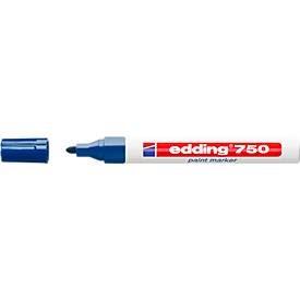 edding, edding Lackmarker 750 Rundspitze Blau 1 x Stück