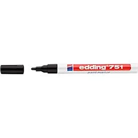 edding, edding 751 Lackmarker Fein Rundspitze Schwarz
