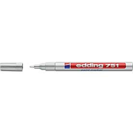 edding, edding 751 Lackmarker Fein Rundspitze Silber
