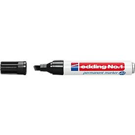 edding, EDDING Permanent Marker No. 1 1-5mm 1-1 schwarz