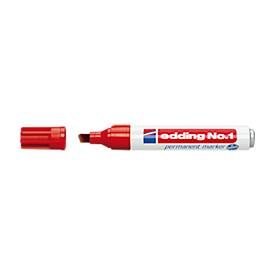 edding, EDDING Permanent Marker No. 1 1-5mm 1-2 rot