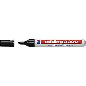 edding, EDDING Permanent Marker 3300 1-5mm 3300-1 schwarz