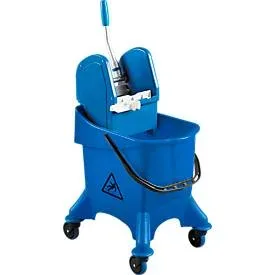 EVO-PRODUCTS, Einfach-Fahreimer Poly I, 1x 30 Liter, Mopp-Presse