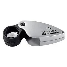 Schweizer, SCHWEIZER Einschlaglupe Tech-Line, Vergrösserung 6x, Linsen-Ø 22,8 mm