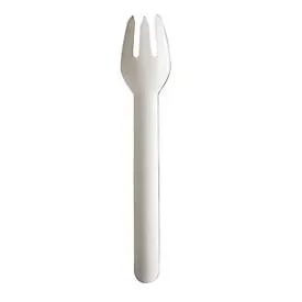 PAPSTAR, PAPSTAR Einweg-Gabel Pure; 15 cm (L); weiss; 1000 Stück / Pack