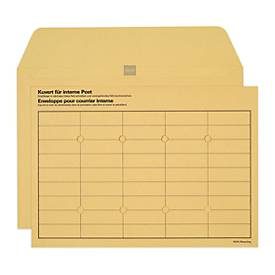 Elco, Elco Hausposttaschen Ohne Fenster C4 324 (B) x 229 (H) mm Abziehstreifen Braun 120 g/m² 250 Stück