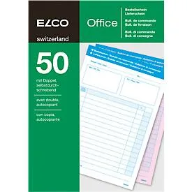 Elco, ELCO Bestellung/Lieferschein A5 74593.19 60g 50x2 Blatt